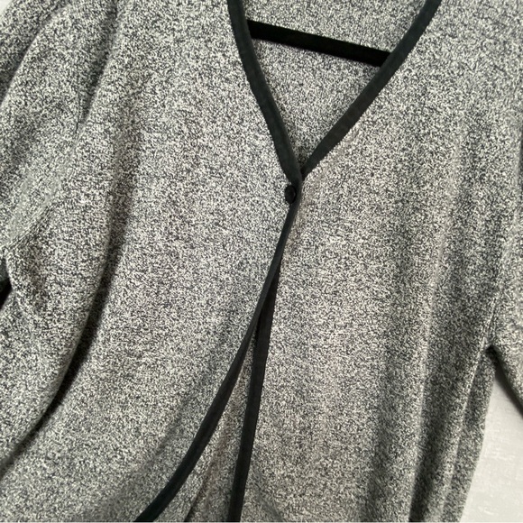 Penman's Plus Sweater and Vest Set Gray Knit with Black Trim Sz 24W - Picture 8 of 9